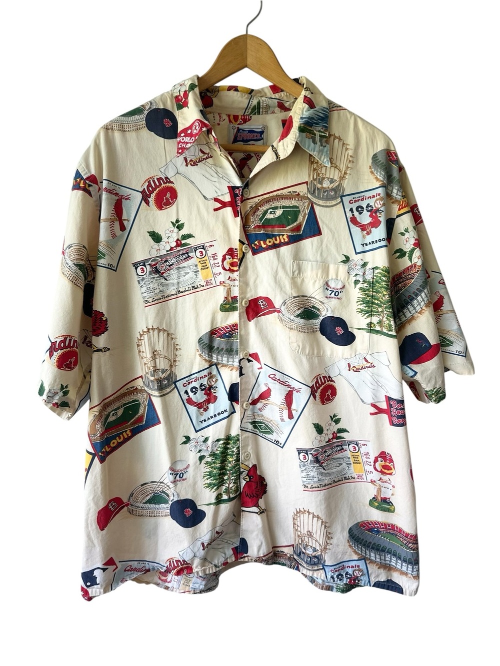 Reyn Spooner St. Louis Cardinals Vintage Inspired Baseball Shirt